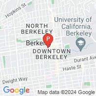 View Map of 2020 Milvia Street,Berkeley,CA,94704